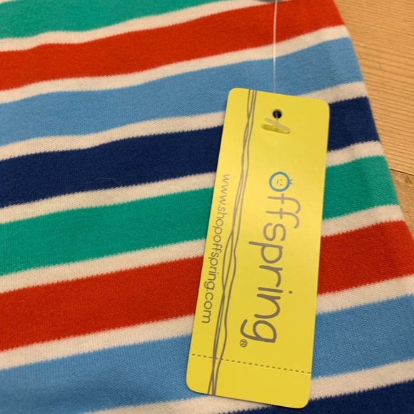 Striped footie pajamas with hat - Picture 5 of 6